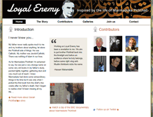 Tablet Screenshot of loyalenemy.co.uk